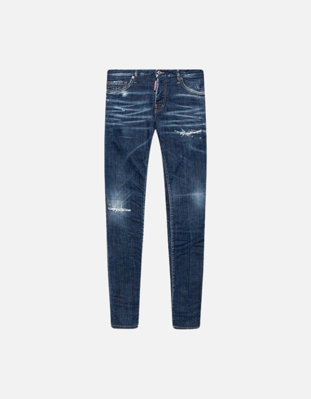 Slim Jean Distressed Dark Blue Jeans, 3 of 2