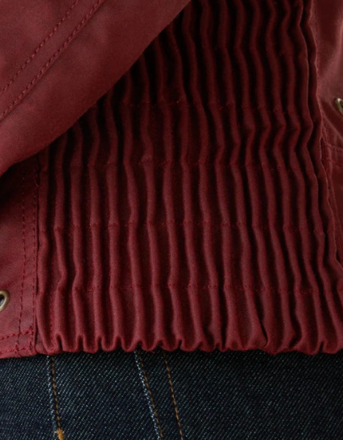 Antrim Waxed Cotton Racing Red Jacket