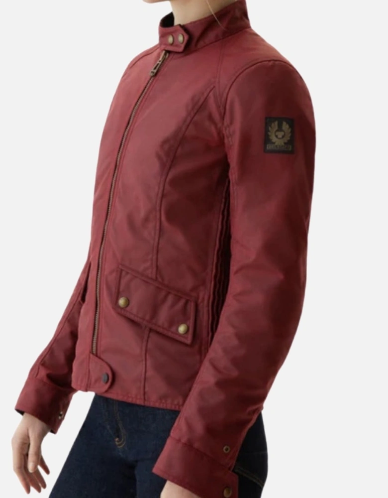 Antrim Waxed Cotton Racing Red Jacket