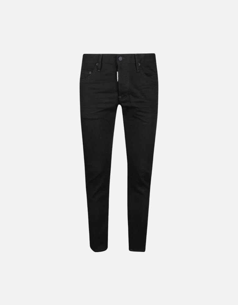 Skater Jean Plain Black Jeans