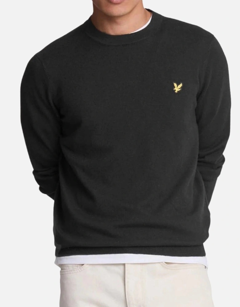 Lyle & Scott Crew Neck Gunmetal Grey Pull Over Jumper