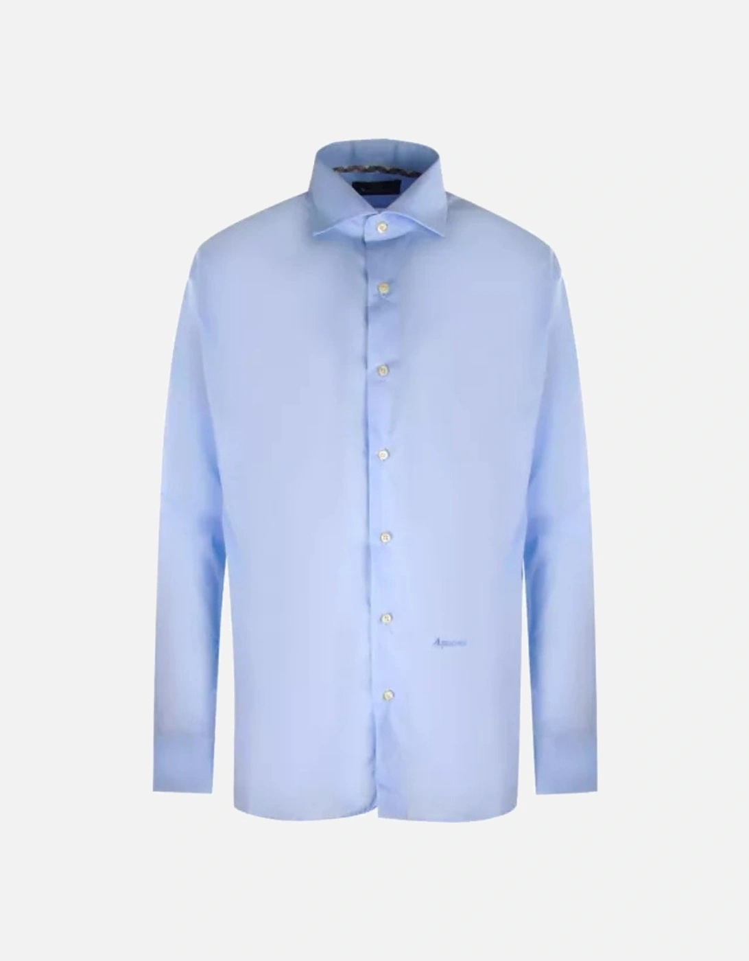 Plain Long Sleeved Light Blue Shirt, 2 of 1