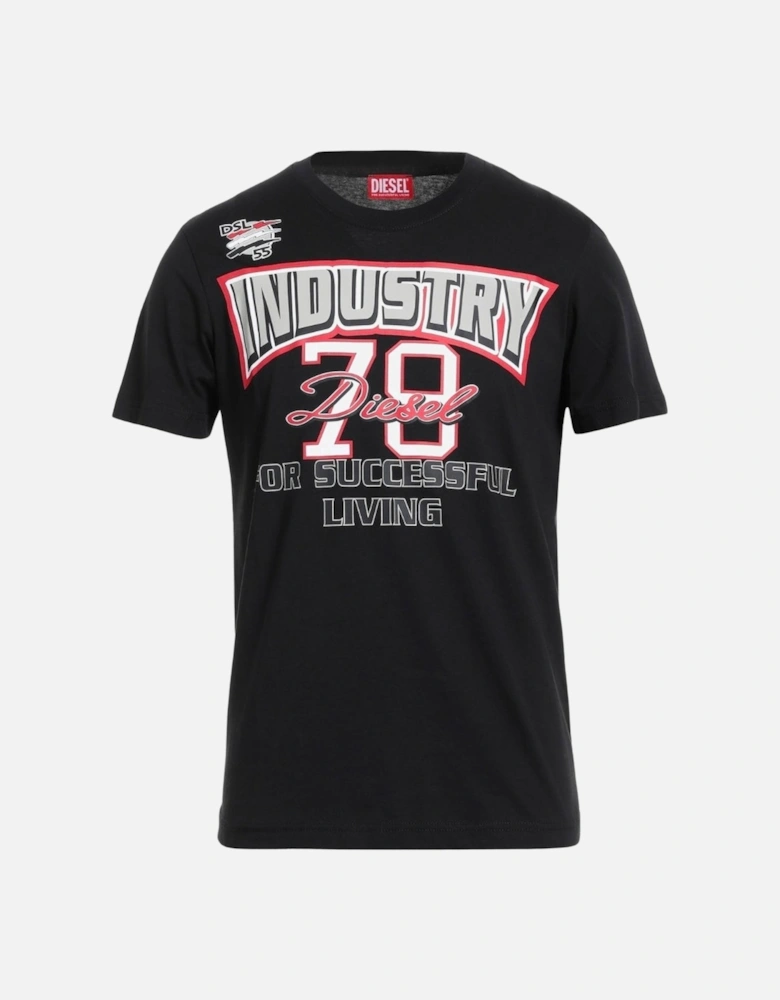 78 Industry Logo Black T-Shirt