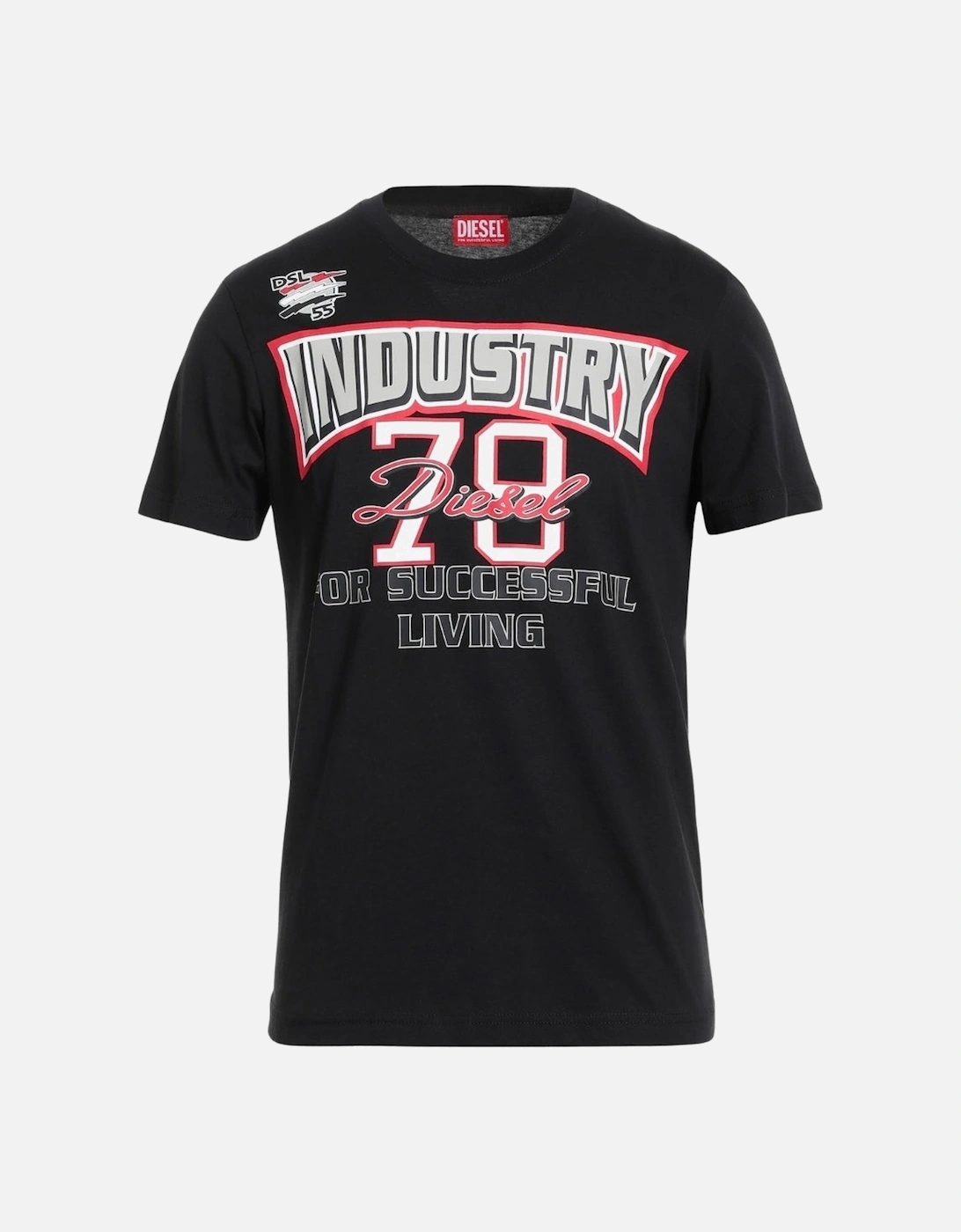 78 Industry Logo Black T-Shirt, 2 of 1