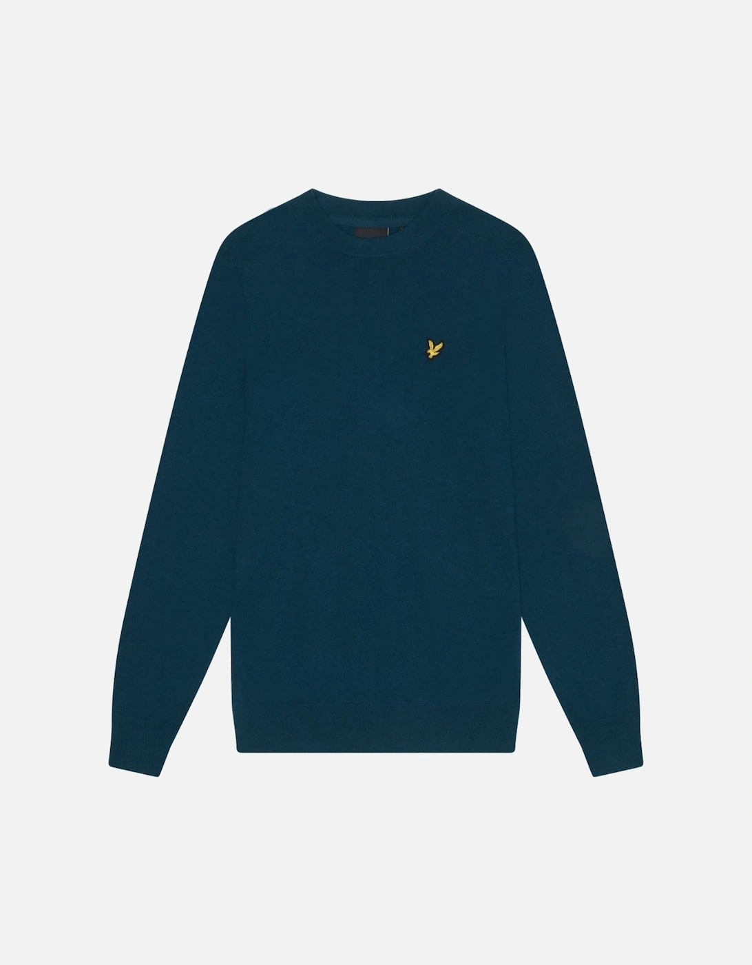 Lyle & Scott Crew Neck Apres Navy Blue Pull Over Jumper, 2 of 1