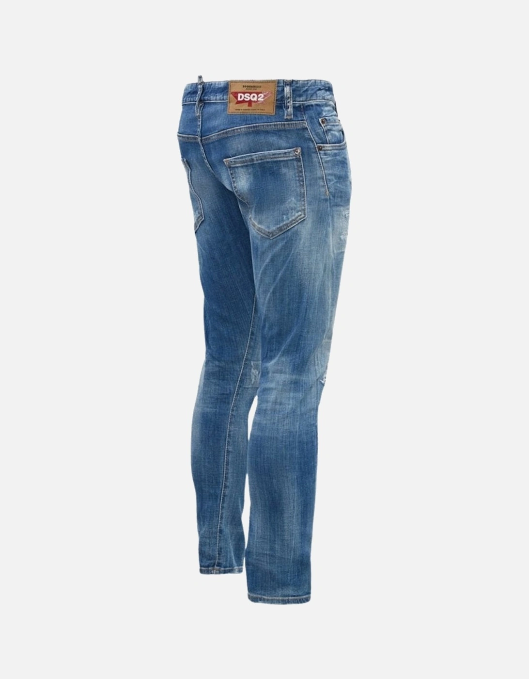 Sexy Twist Jean Blue Reinforced Ripped Jeans