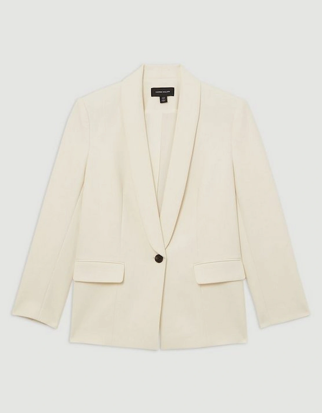 Compact Stretch Essential Tailored Single Breasted Blazer