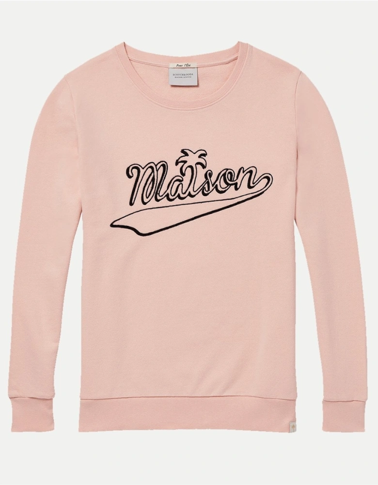 Crew Neck Graphic Womens Sweat