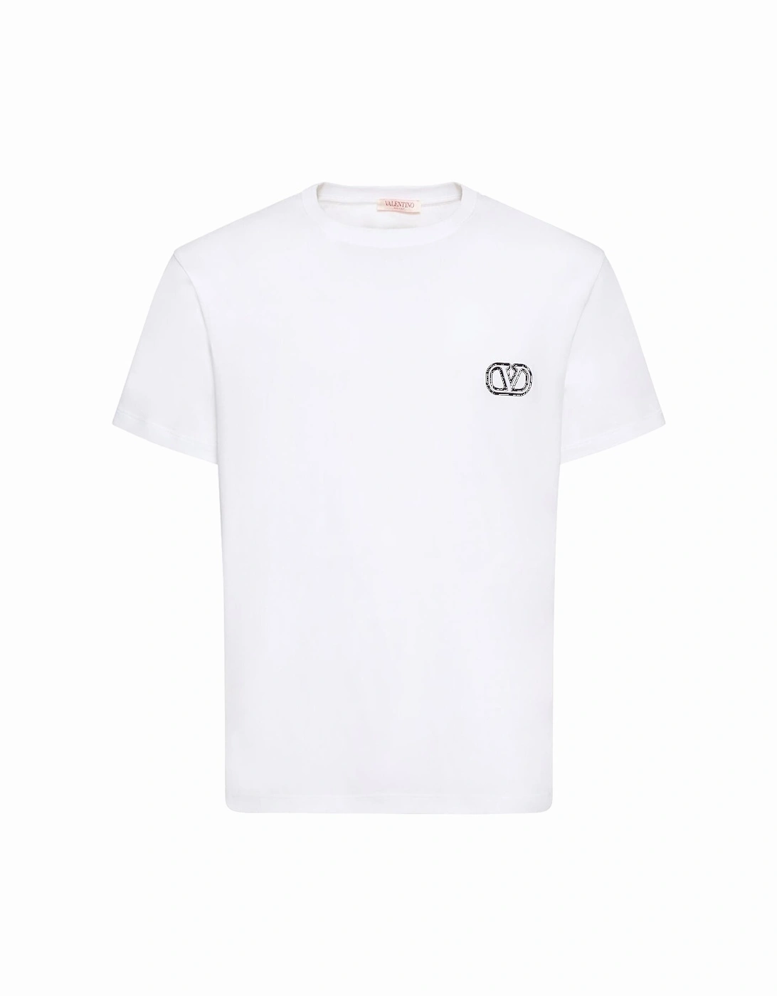 VLogo Signature Patch T-Shirt in White, 6 of 5