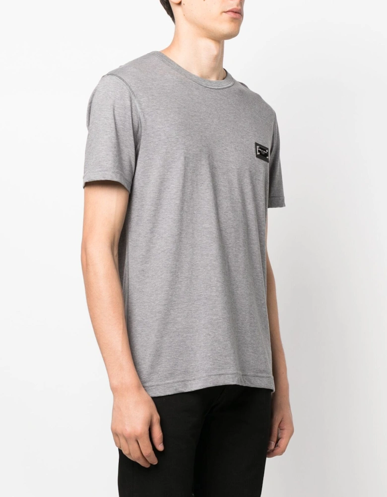 Silver Plaque T-Shirt in Grey