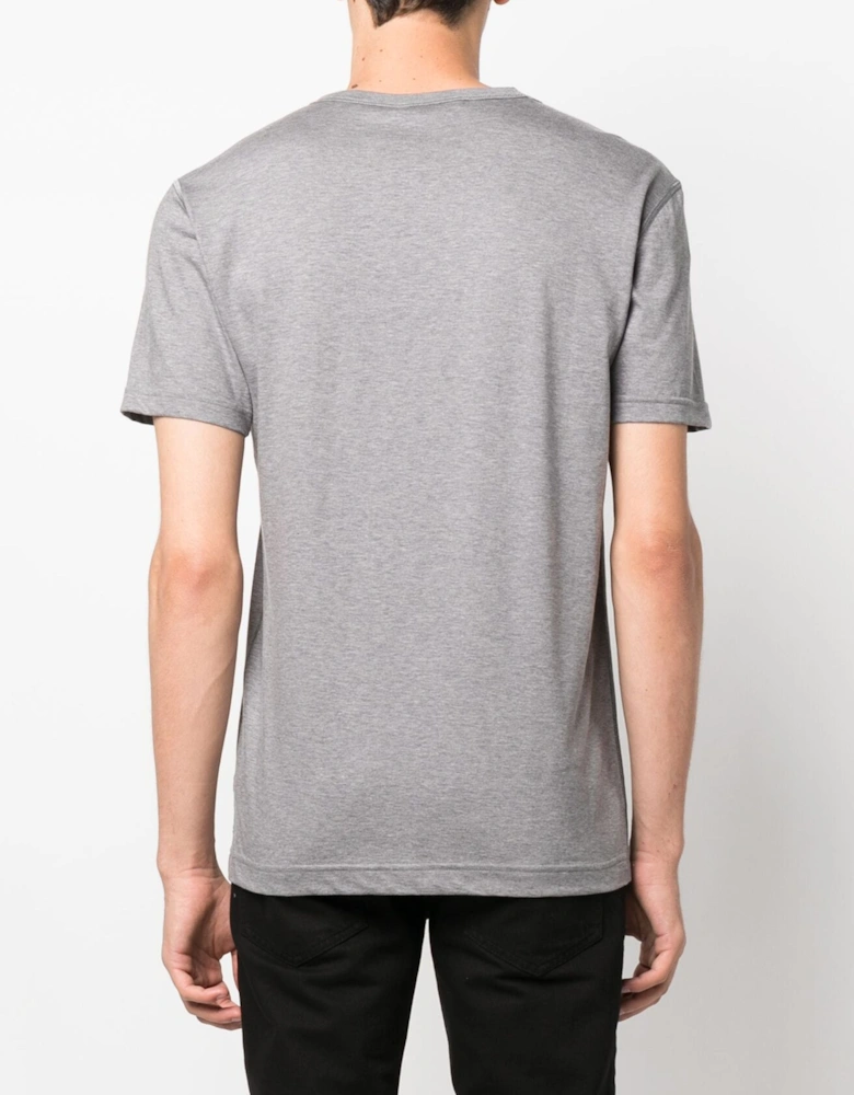 Silver Plaque T-Shirt in Grey