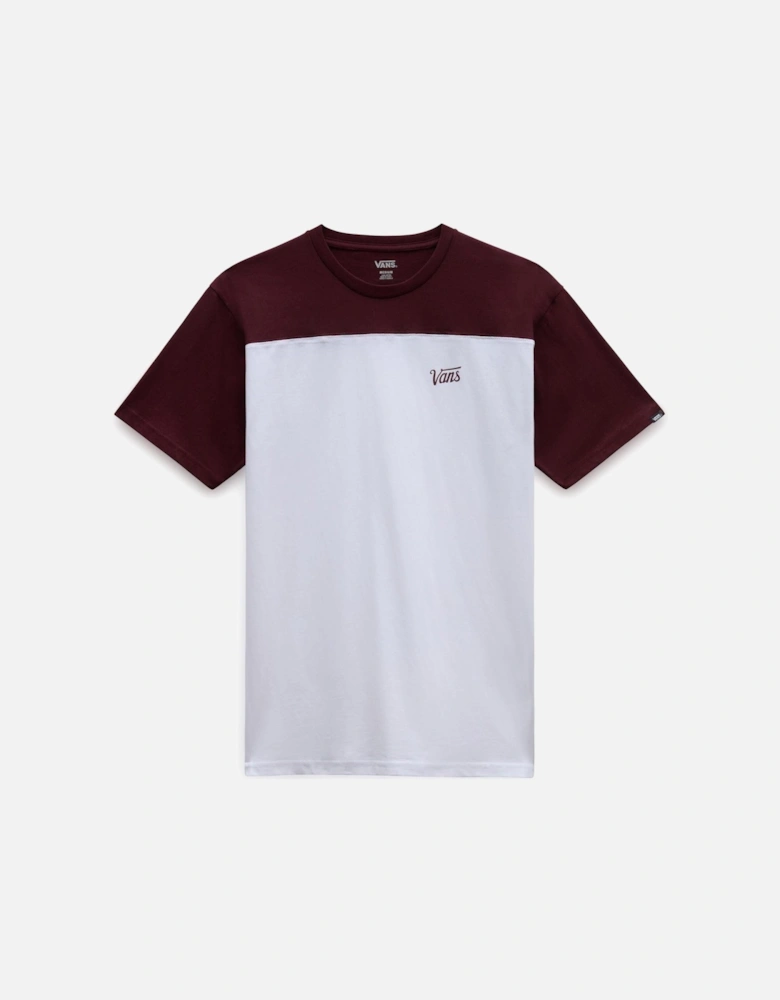 Mens Script Crew Colourblock T-Shirt