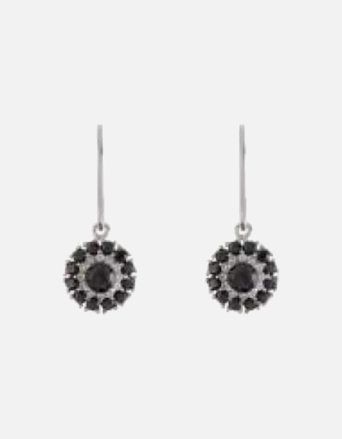 Sterling silver black drop earrings, 3 of 2