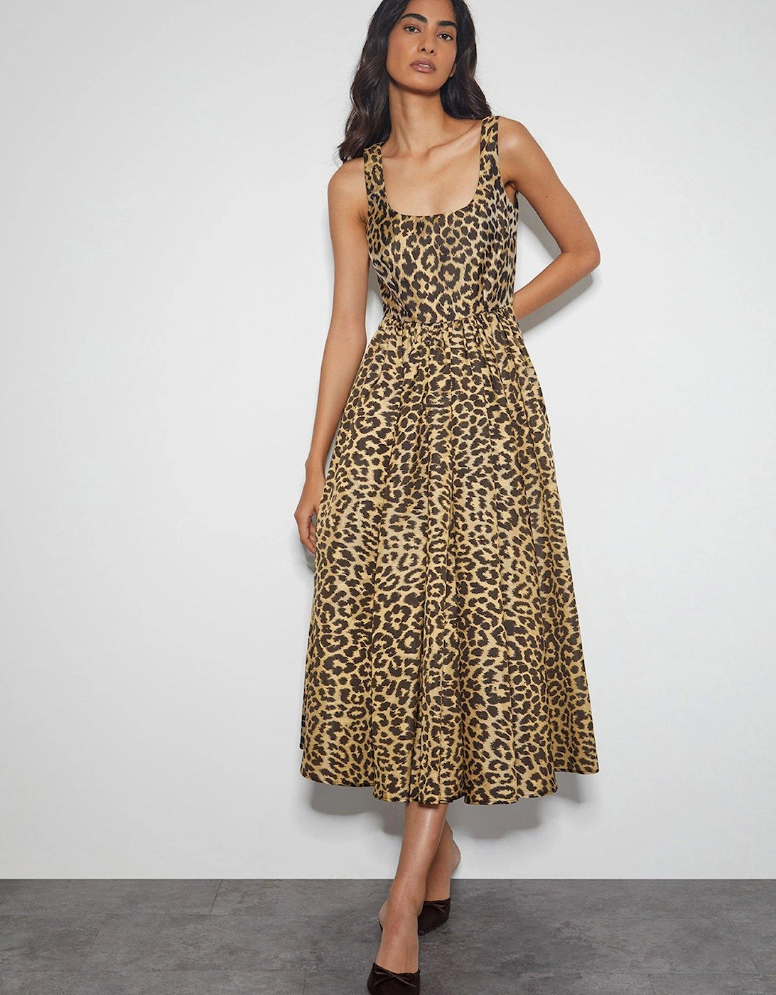 Anne Animal Dress - Brown, 2 of 1