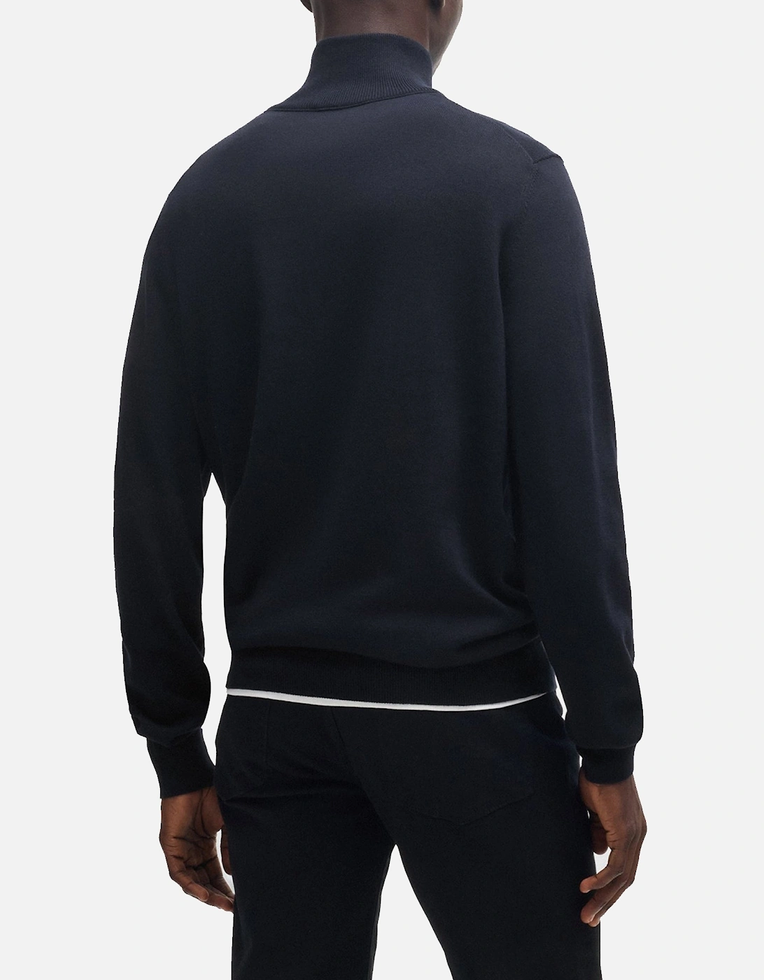 Boss Kanobix S Quarter Zip Knitted Sweater