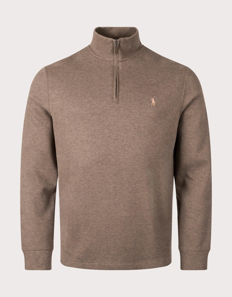 Estate-Rib Quarter Zip Knit