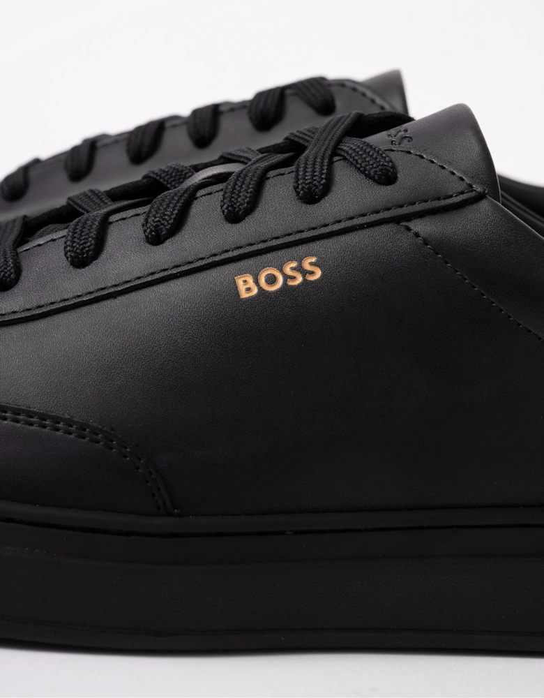 BOSS Orange Kieran Tenn Mens Leather Trainers 50536504