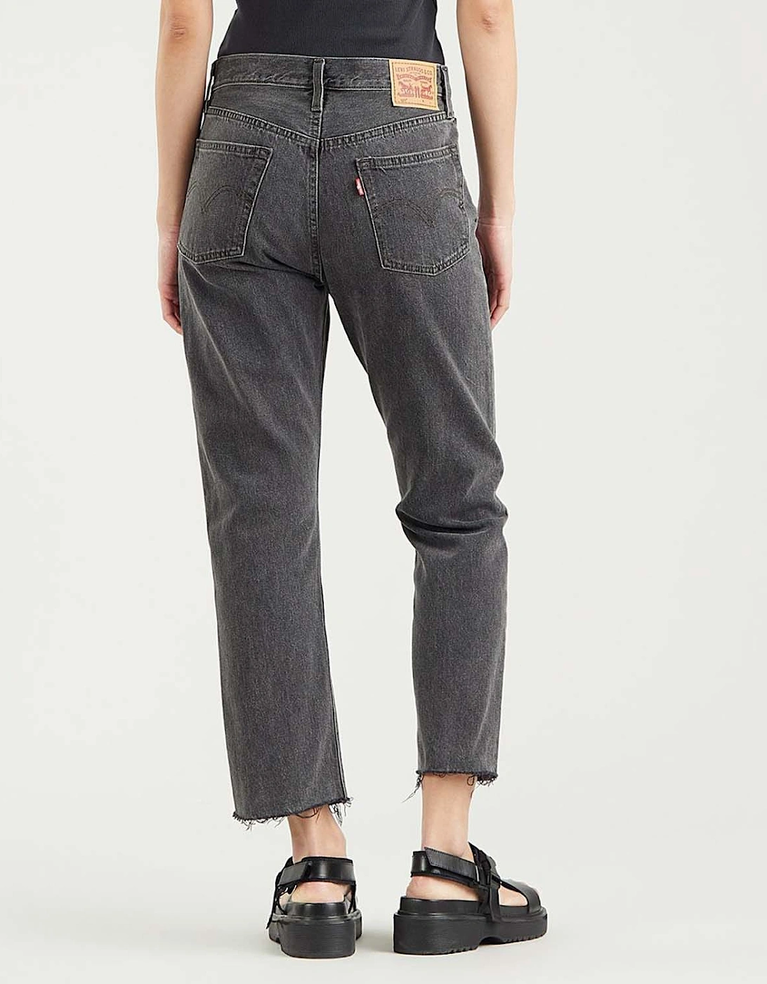 Womens 501 Crop Get Off My Cloud Jeans