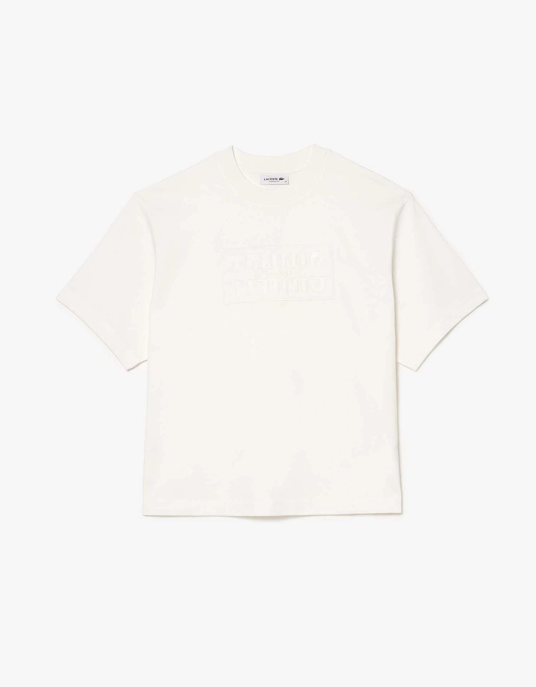 Oversized Cotton Tennis Embroidery T-Shirt