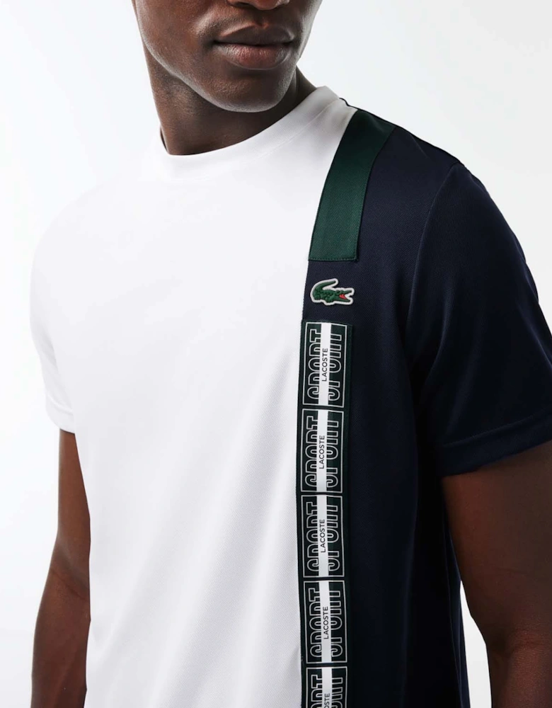 Regular Fit Recycled Fabric Tennis T-Shirt