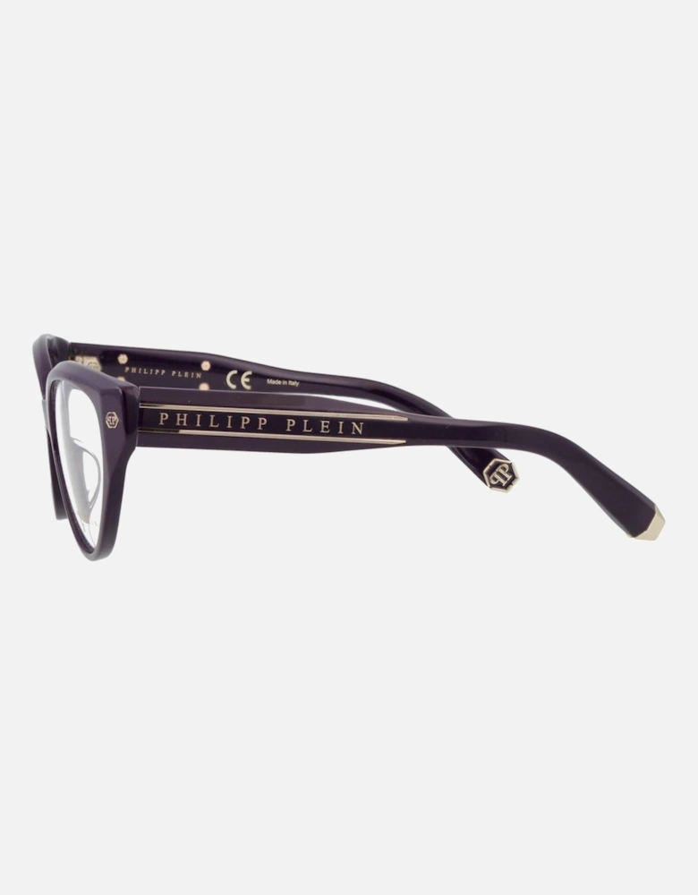Cat Eye Full-Rim Acetate Frame Glasses Women - Purple
