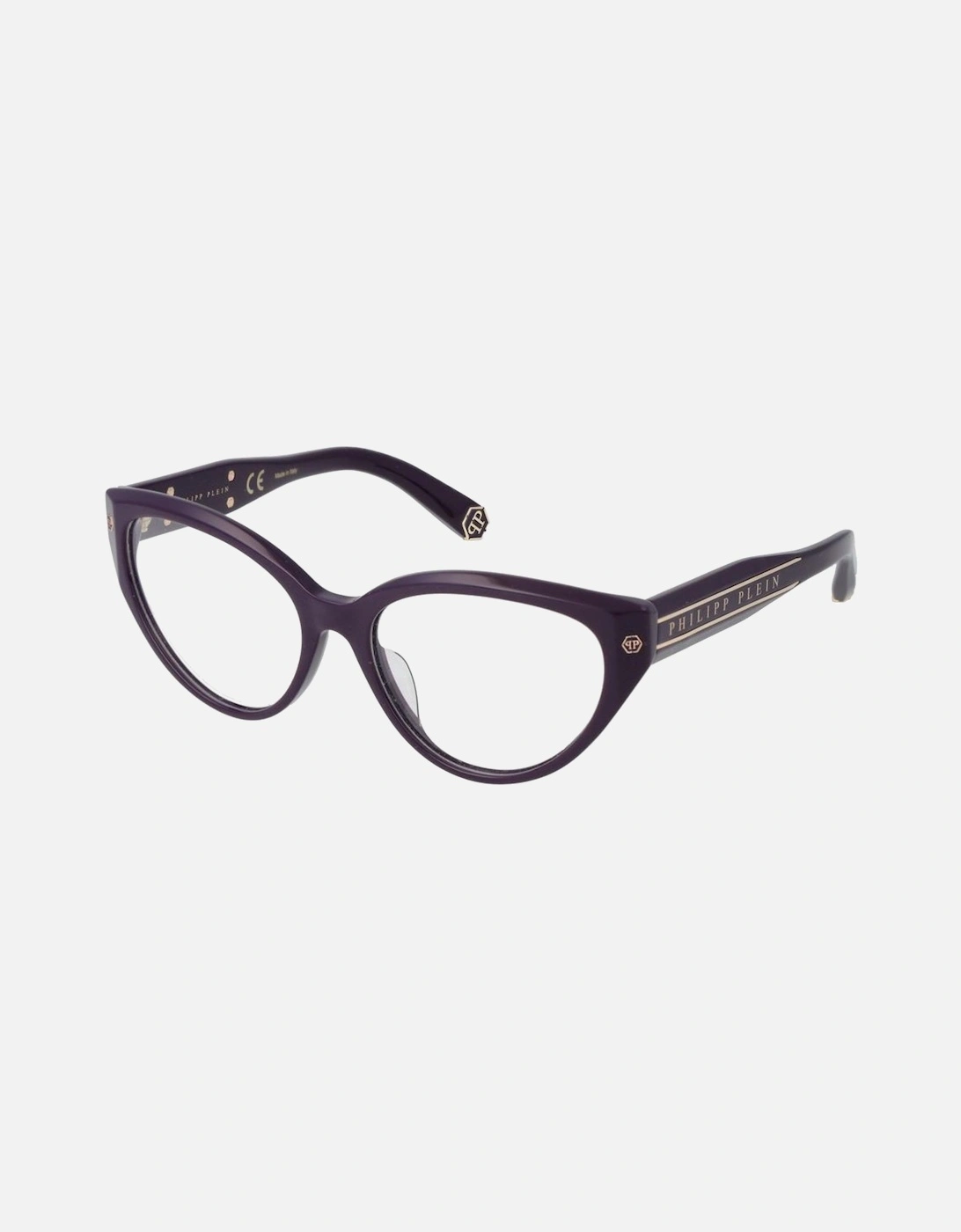 Cat Eye Full-Rim Acetate Frame Glasses Women - Purple, 6 of 5