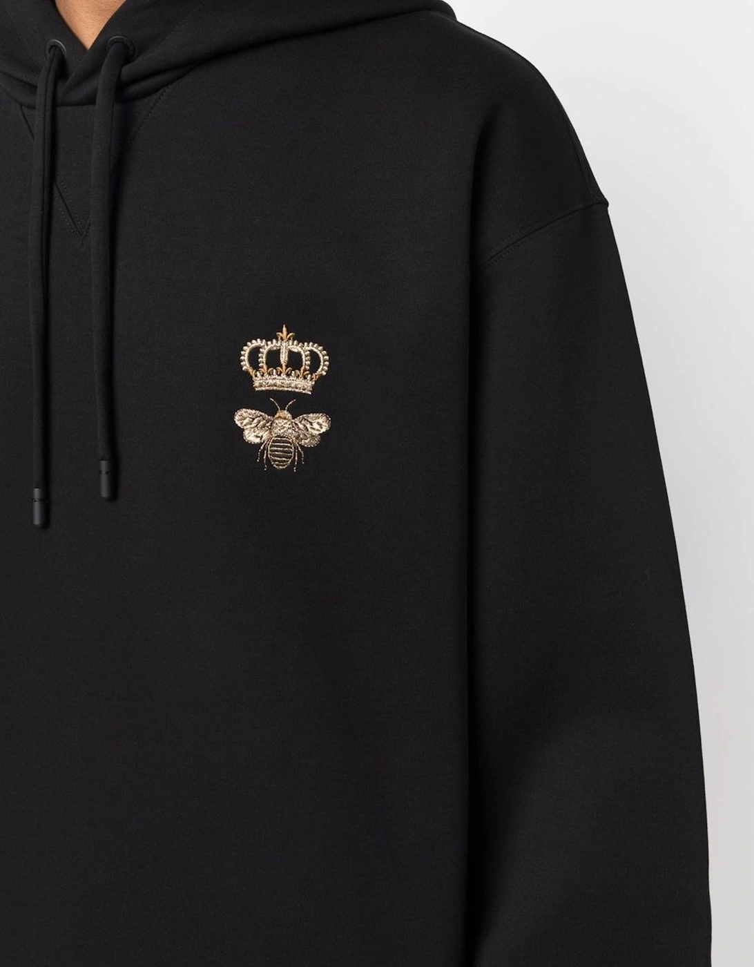 Bee Logo Hoodie in Black