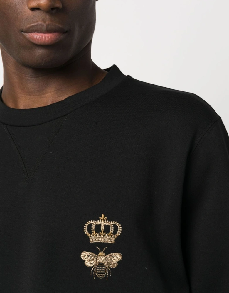 Bee Logo Sweatshirt in Black