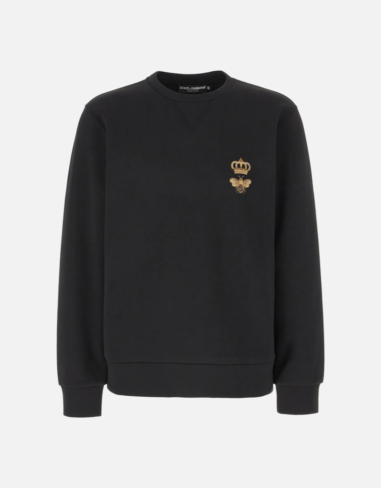 Bee Logo Sweatshirt in Black