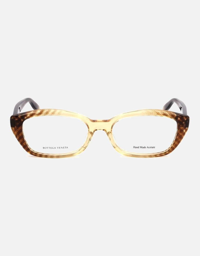 Acetate Bracelet Transparent Dial Watch Women - Brown Frames