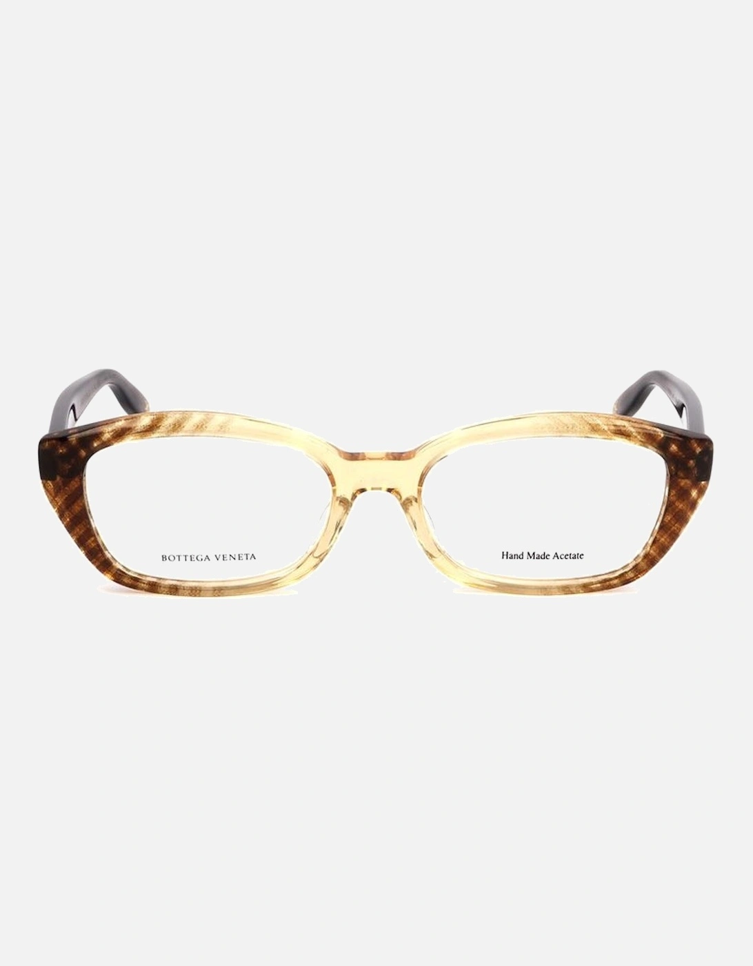 Acetate Bracelet Transparent Dial Watch Women - Brown Frames