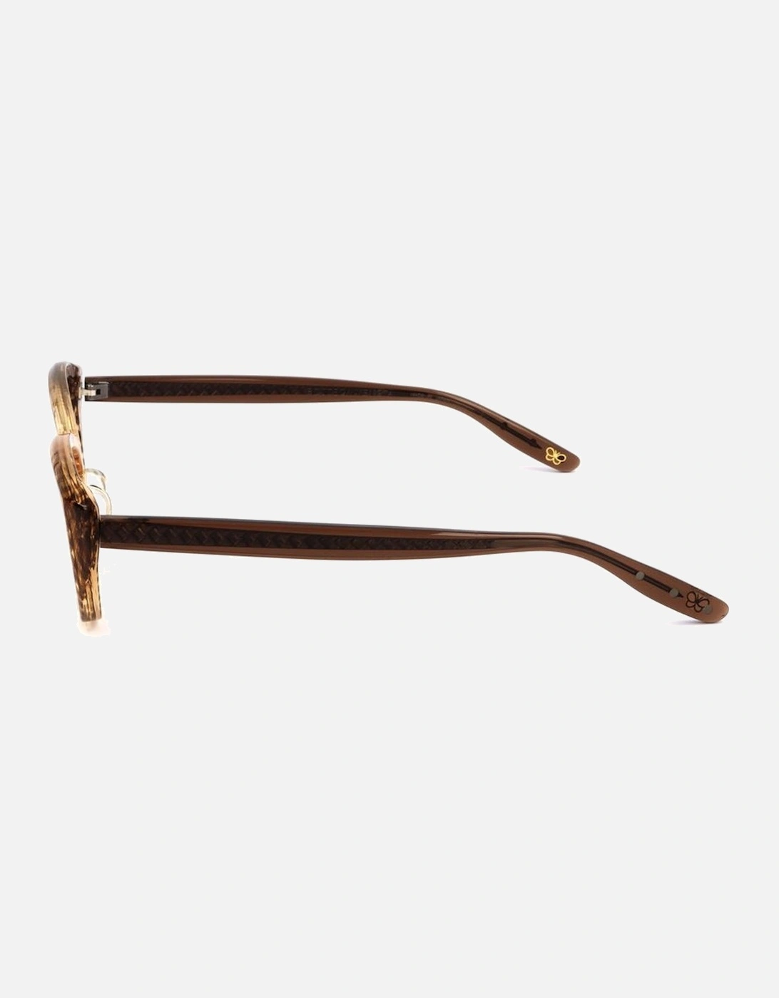 Acetate Bracelet Transparent Dial Watch Women - Brown Frames