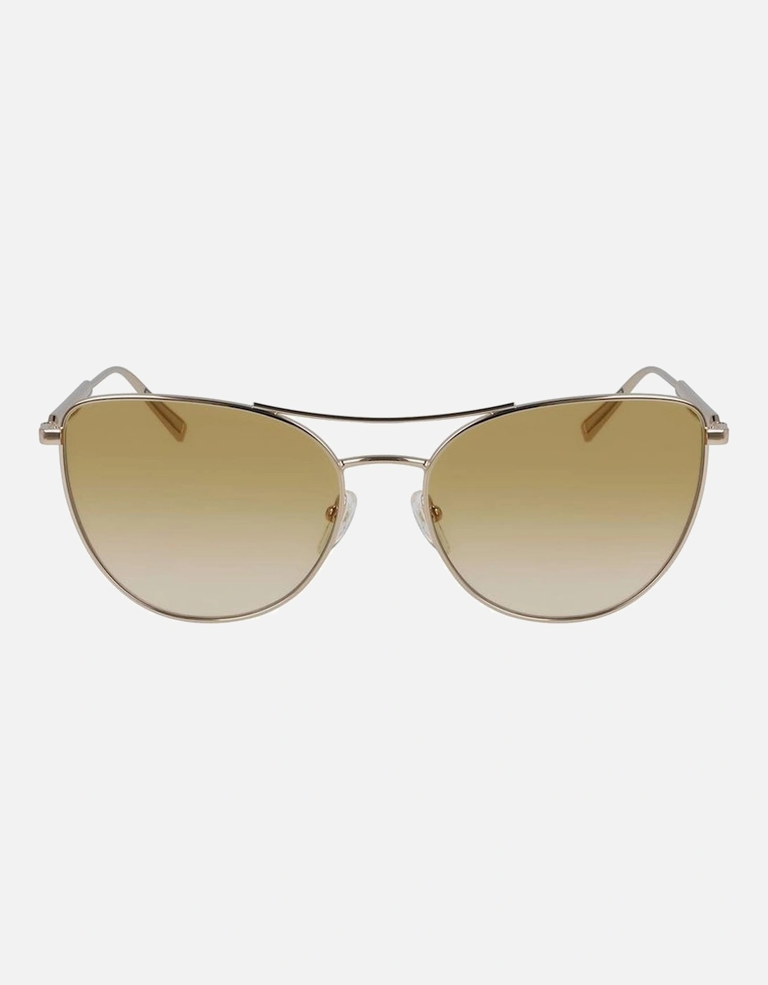 Metal Bracelet Watch with UV Filter Women - Yellow Sunglasses, 3 of 2