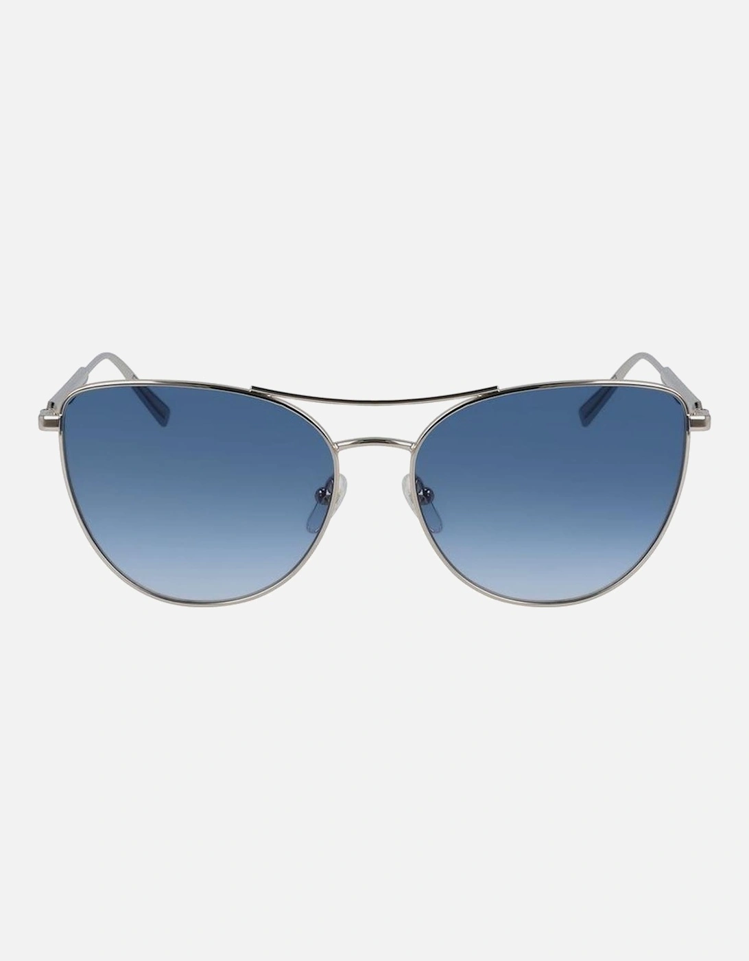 Golden Dial Metal Bracelet Watch Women Sunglasses, 2 of 1
