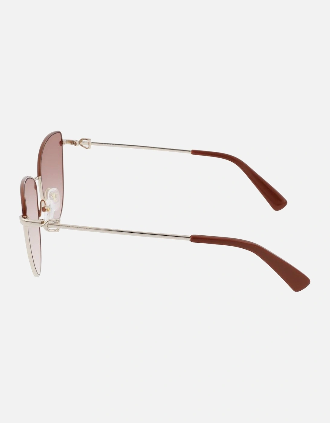Metal Bracelet Watch with UV Filter Women - Gold Sunglasses