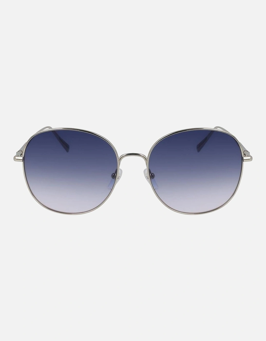 Metal Bracelet Watch with Gradient Blue Glass Women - Gold Sunglasses, 3 of 2