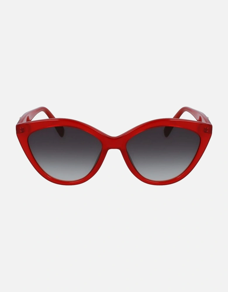 Acetate Bracelet Watch with Red Dial Women Sunglasses