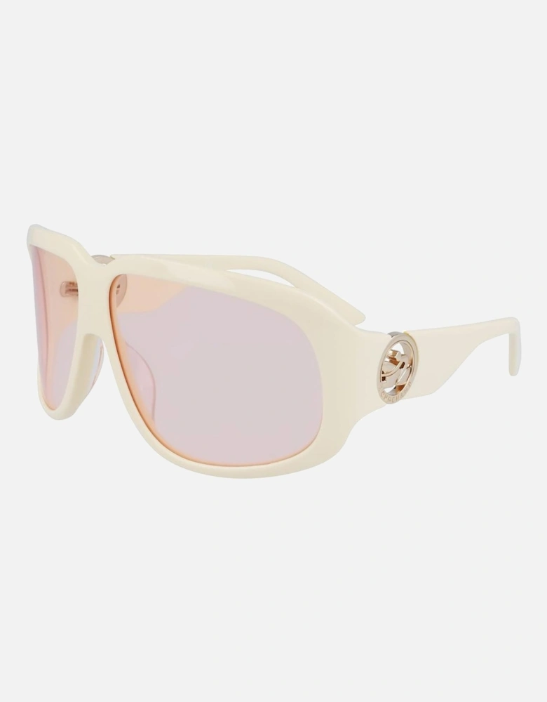 Acetate Bracelet Watch with White Dial Women Sunglasses