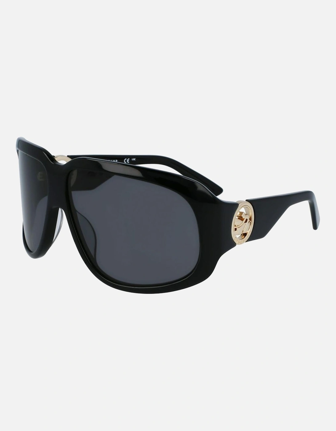 Acetate Bracelet Watch with Grey Glass Women - Black Sunglasses, 4 of 3