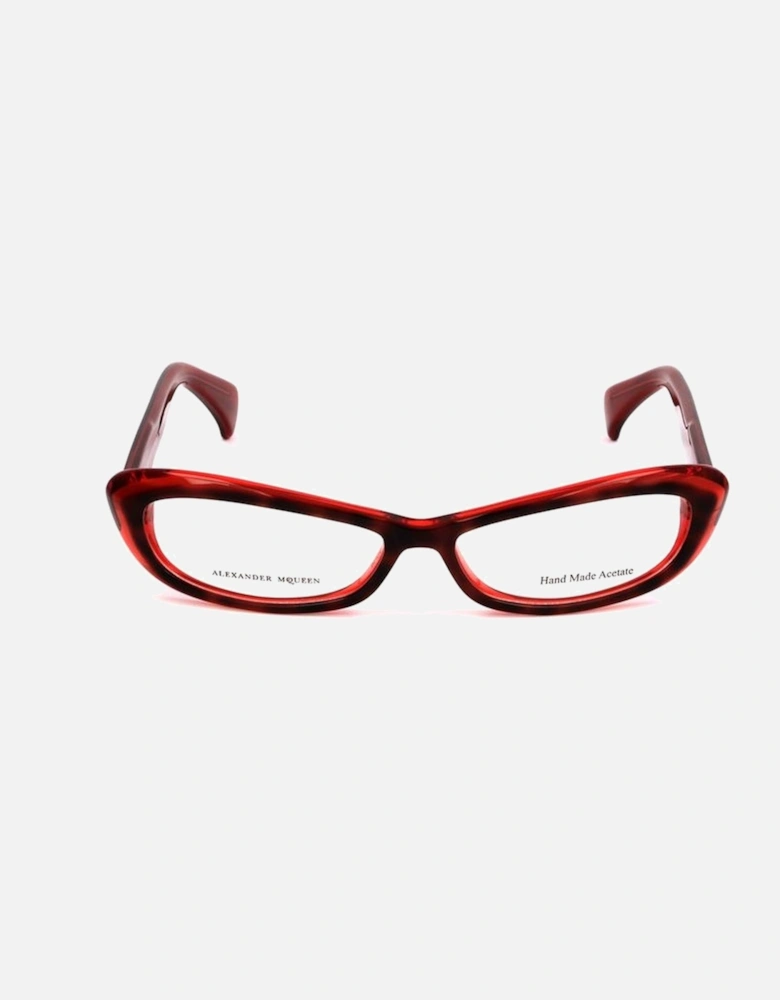 Acetate Bracelet Watch with Havana Red Dial Women Frames