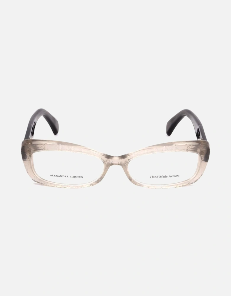 Acetate Bracelet Watch with Beige and Gray Dial Women - Bicolor Frames