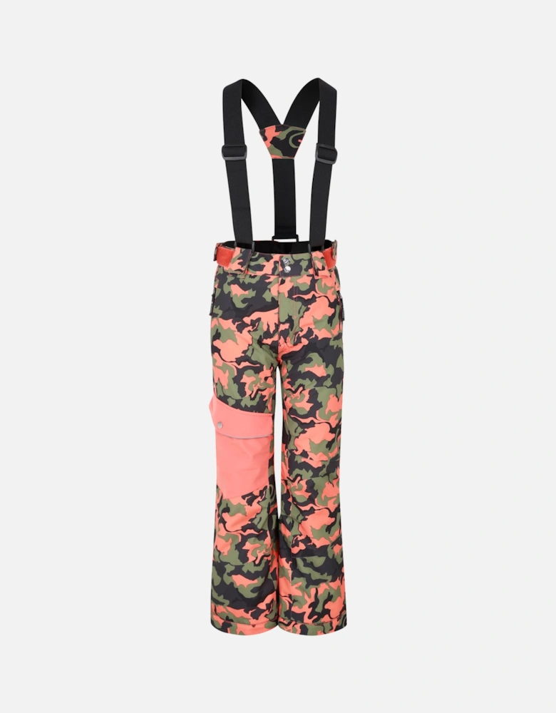 Childrens/Kids Pow Camo Ski Trousers