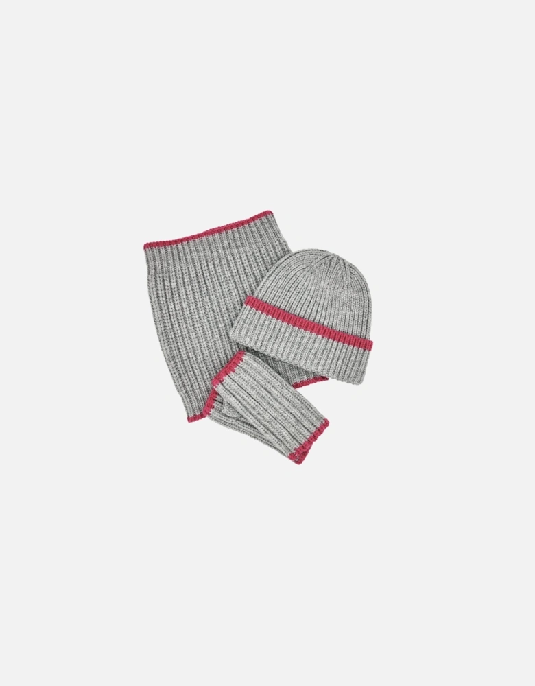 Marta Recycled Fingerless Mittens - Grey