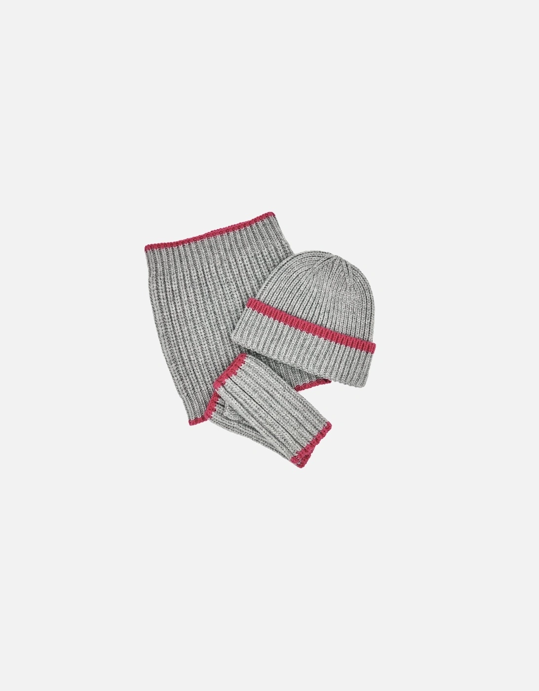 Marta Recycled Fingerless Mittens - Grey, 2 of 1