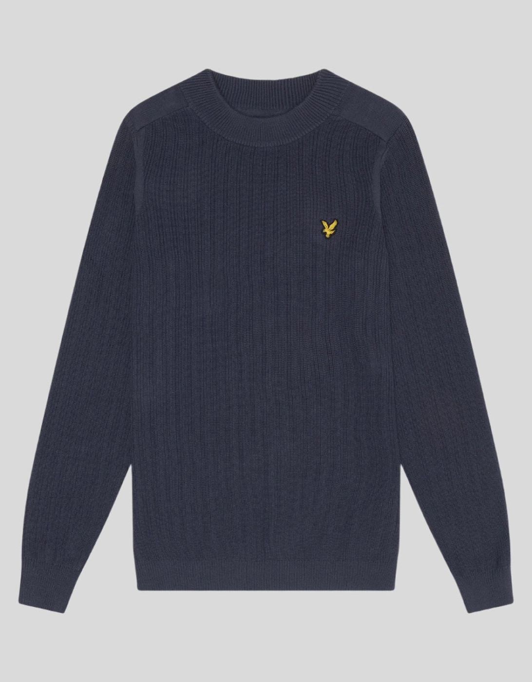 Ribbed Mock Neck Jumper