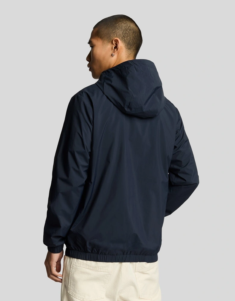 Tonal Eagle Hooded Bomber Jacket