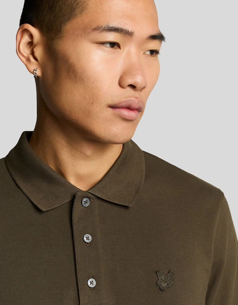 Tonal Eagle Polo Shirt