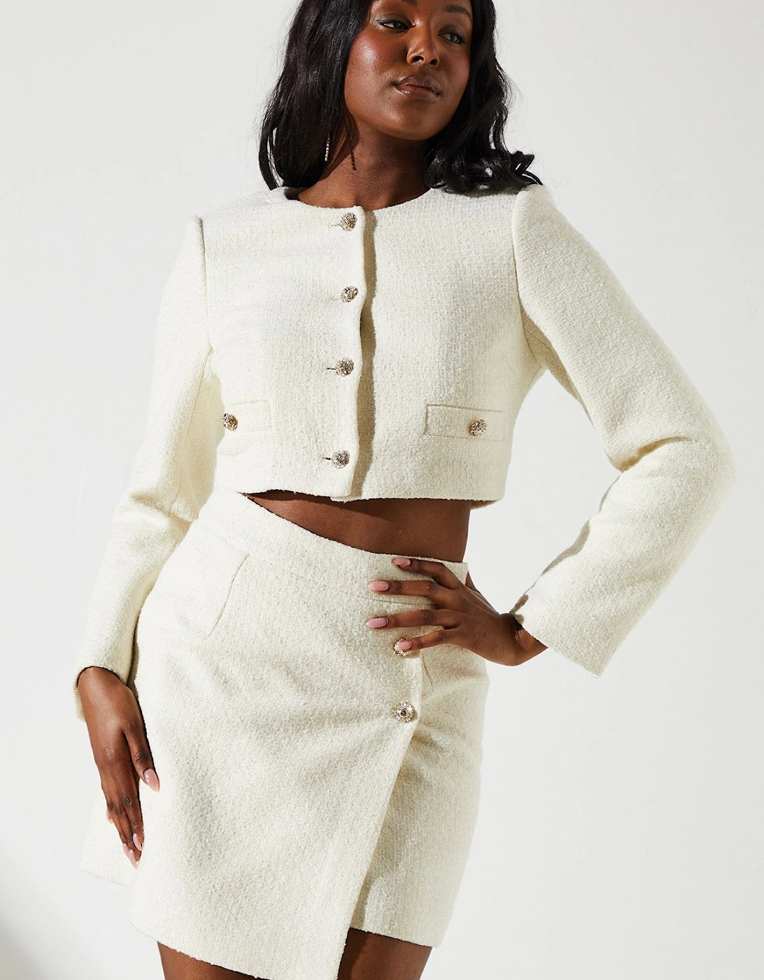 Boucle Crop Jacket, 6 of 5