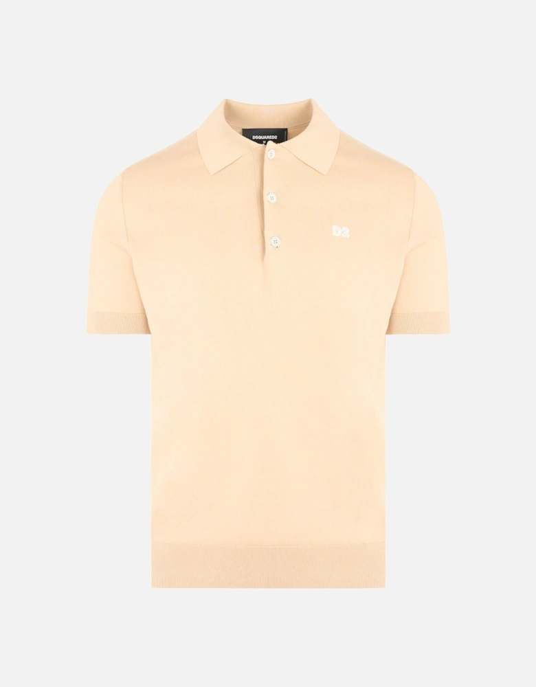 Knitted Polo Beige