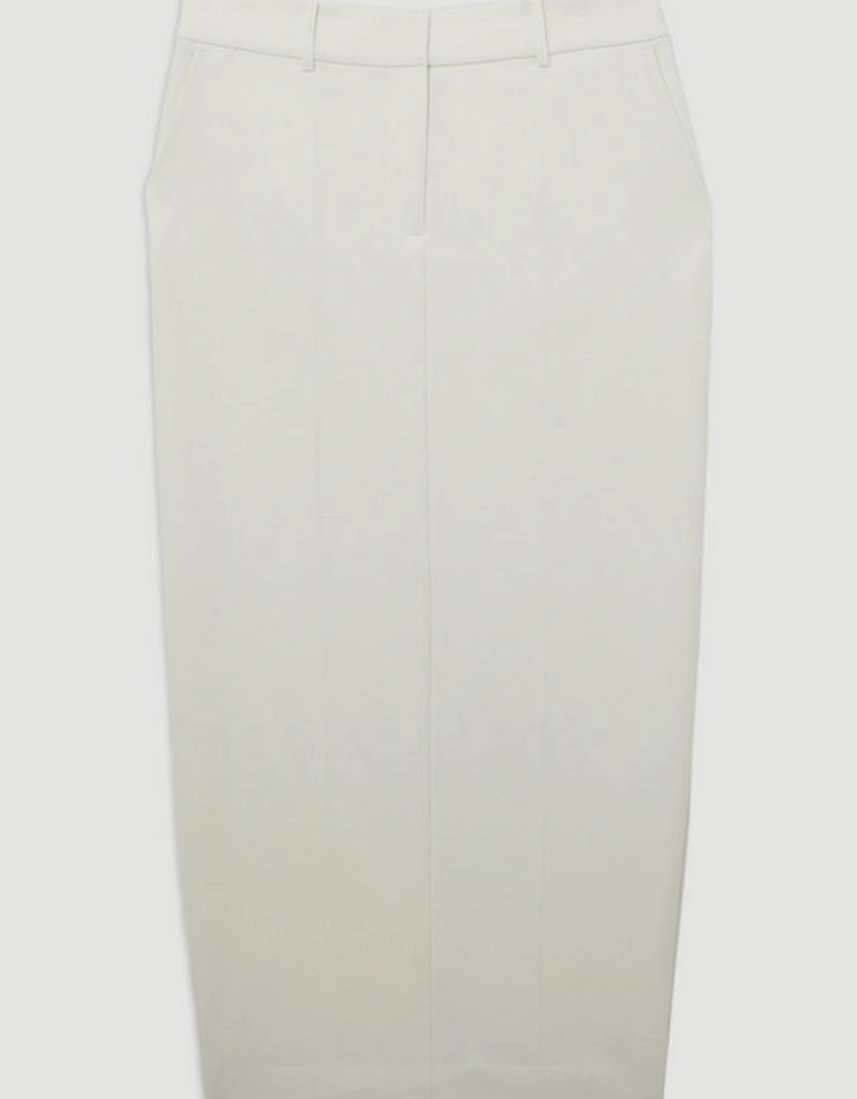 Compact Stretch Essential Tailored Maxi Skirt